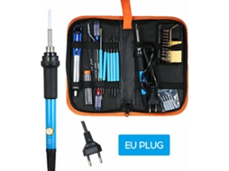 Kit De Ferro De Solda Eletrônico Com Temperatura Ajustável E Ferramentas De Reparo Eletrônico, 20 Peças Brilvibera