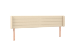 Headboard, Headboards Vidaxl Creme Tecido (163 X 16 X 78/88 Cm)