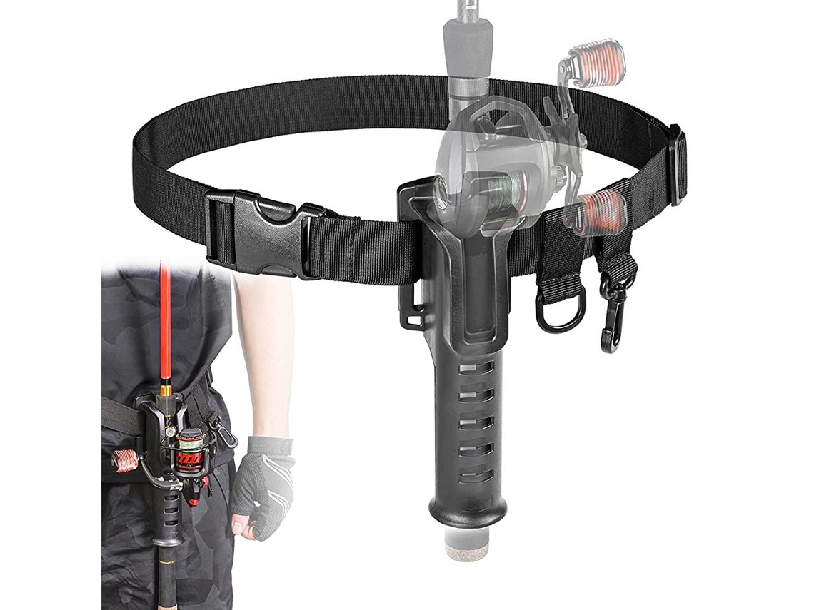 Cinturón De Pesca Com Suporte Lombar E Porta Vara, Acessório Essencial Para Pesca