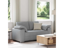 Vidaxl Sofá De Dois Lugares Cinzento-claro 160 Cm Tecido