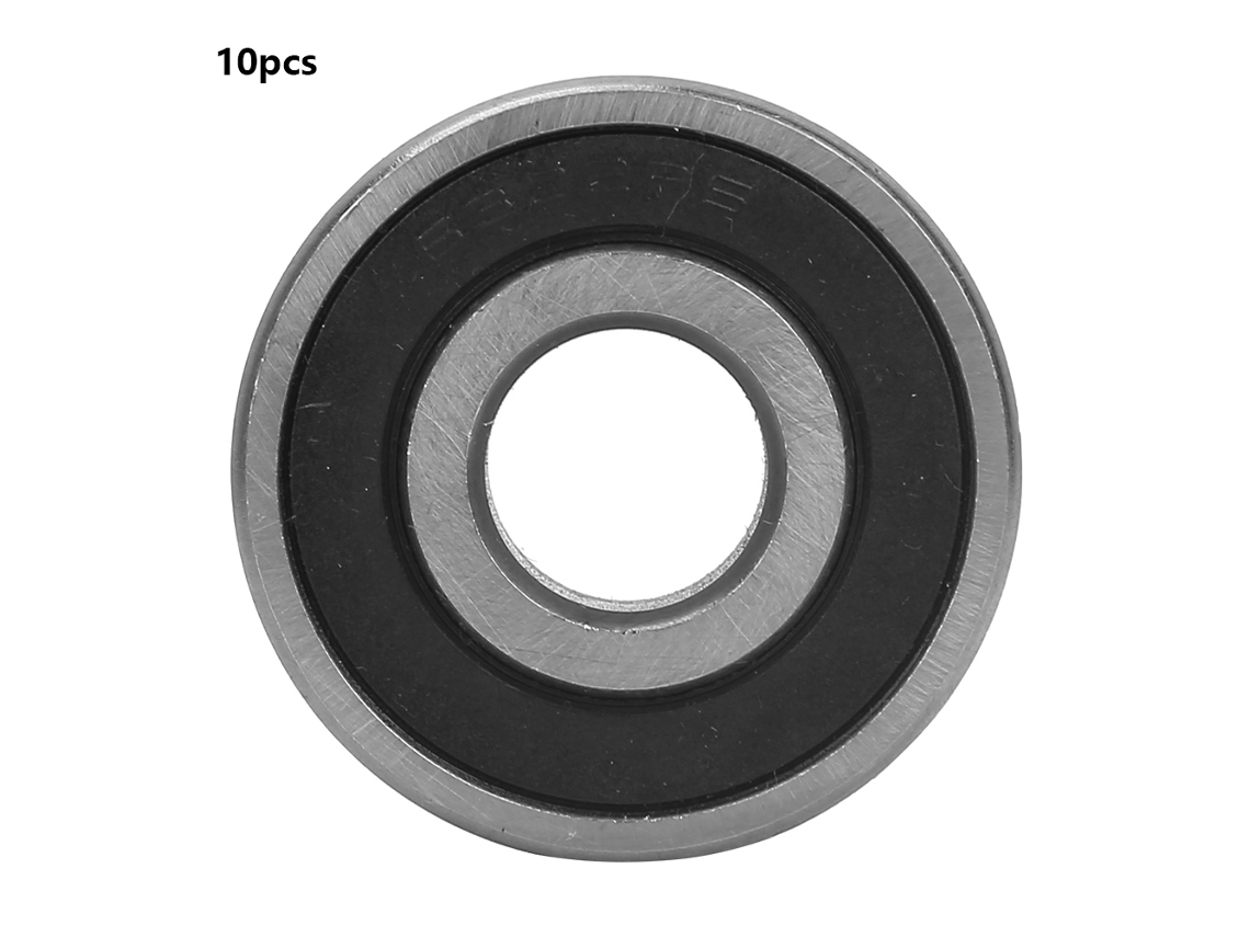 10pcs Rolamento De Bola 6302-2rs Aço Selado Groove Profundo 15*42*13mm