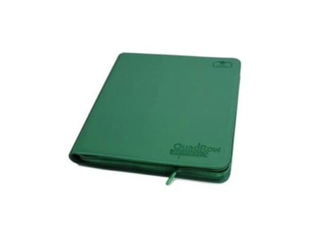 Caixa de Deck ULTIMATE GUARD zipfolio 480 24-pocket xenoskin quadrow green (Idade Mínima Recomendada: 6 anos)