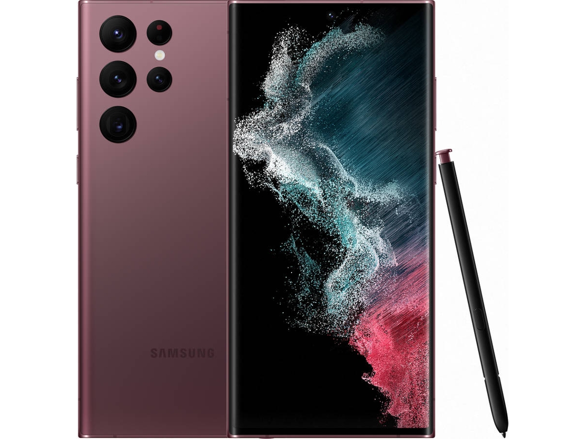 Smartphone SAMSUNG Galaxy S22 Ultra (6.8'' - 8 GB - 128 GB - Burgundy)