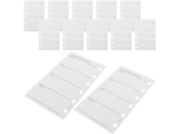 Agenda De Papel Reto Verso 120 G/m², 200 Peças Recarregáveis Para Pessoal A7, Perfuradas 6 Folhas