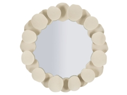 Espelho com moldura Mf780, metal, bege, 85x7,5x85 cm, Epikasa