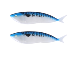 Silicone Lure Soft Simulation Empty Belly Mackerel Rubber Cover