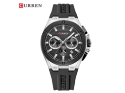 Relógio de Pulso Fashion Masculino Quartz, Data Luminosa, Pulseira de Aço Inoxidável, Estilo Executivo MDUG (verde Bicolor)