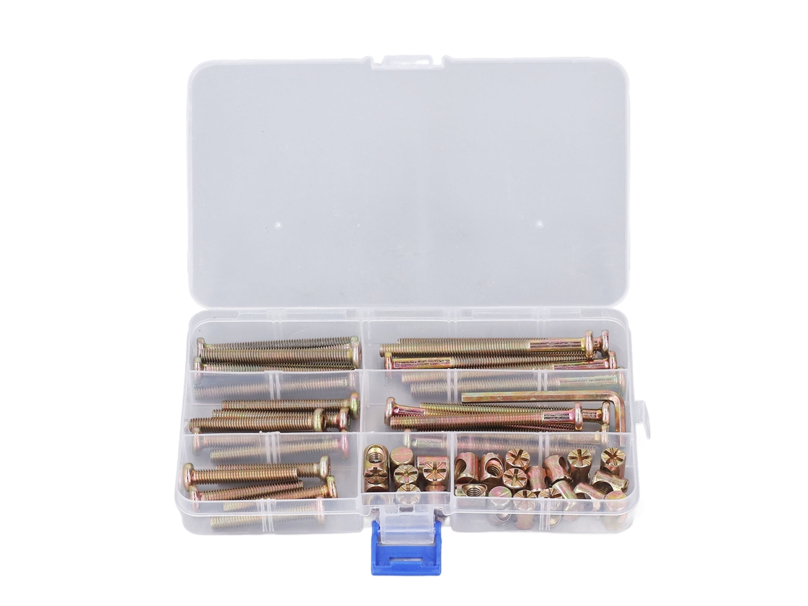 Conjunto De Parafusos M6 Com Porcas De Martelo E Chave Hexagonal Para Reparos De Peças
