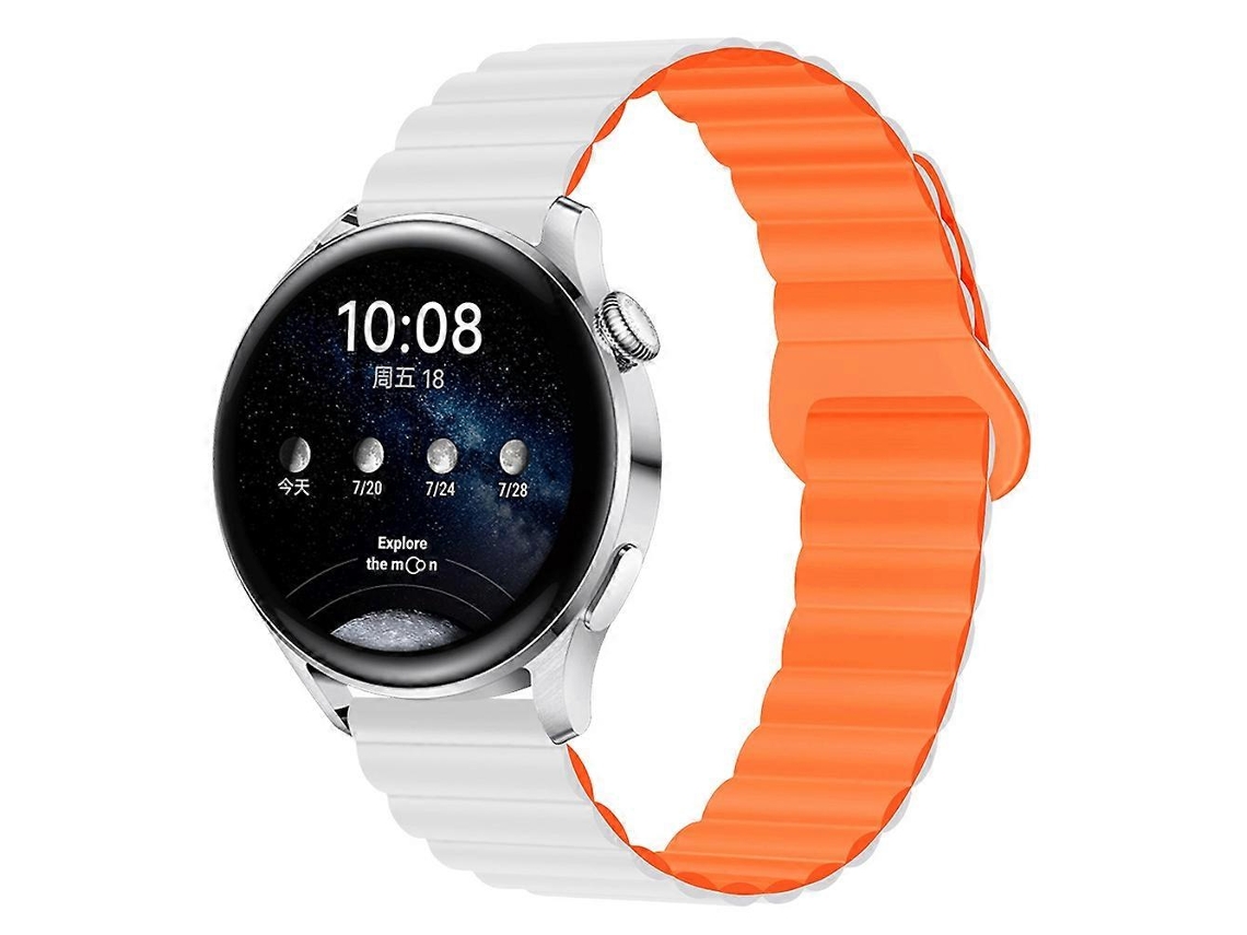Pulseira De Relógio Magnética De Silicone Bicolor
