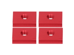 Laxiscreed - Conjunto De 4 Porcas De Canal Em Alumínio T-30 M8 Para Movimentação Linear E Marcenaria