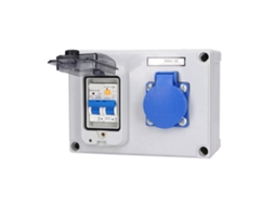 Tomada De Parede Com Rcd Padrão Alemão 230v 40a