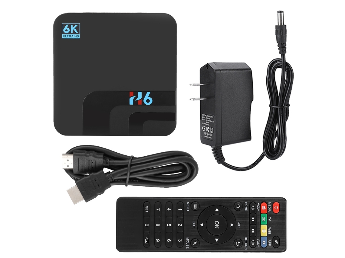 Caixa De Tv H6 Com Decodificação Vp9 Profile 2 H.265 Android 9.0