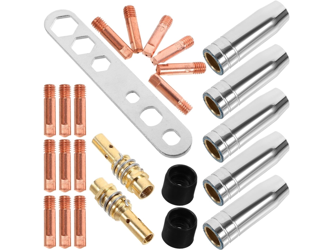 Kit De Acessórios Para Soldagem: Bocal De Cobre Para Maçarico E Kit De Acessórios Para Gás.