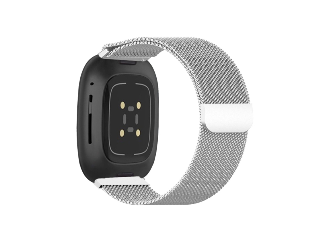 Bracelete Milanese Loop para Fitbit by Google Versa Silver