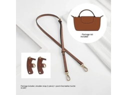 Acessório Para Conversão Em Alça De Ombro, Furação Gratuita Para Mini Bolsa, Alça De Ombro Para Mini Bolsa Marrom, Dourado Marrom, Dourado Marrom