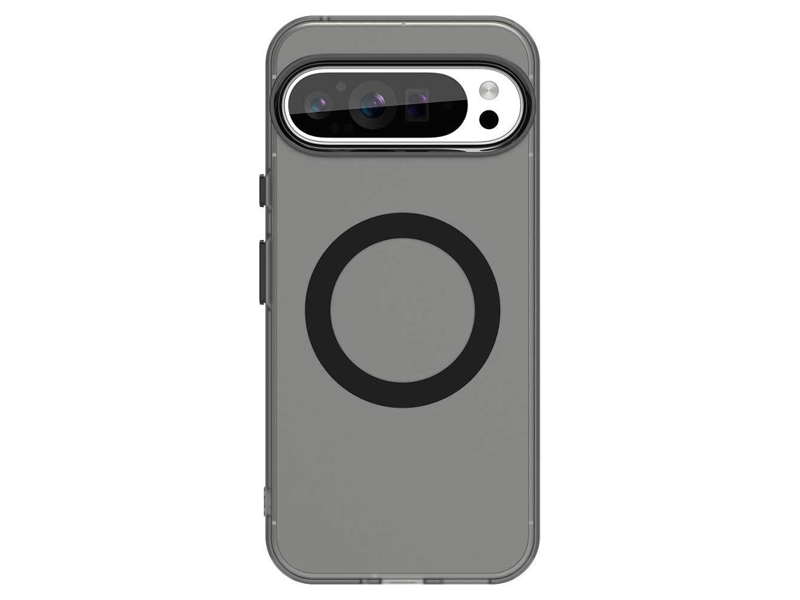 Adequado Para Capas De Celular Google Com Airbag Anti-queda.fecho Magnético Preto série Skin-feel Shield - Google Pixel 10 Pro Xl