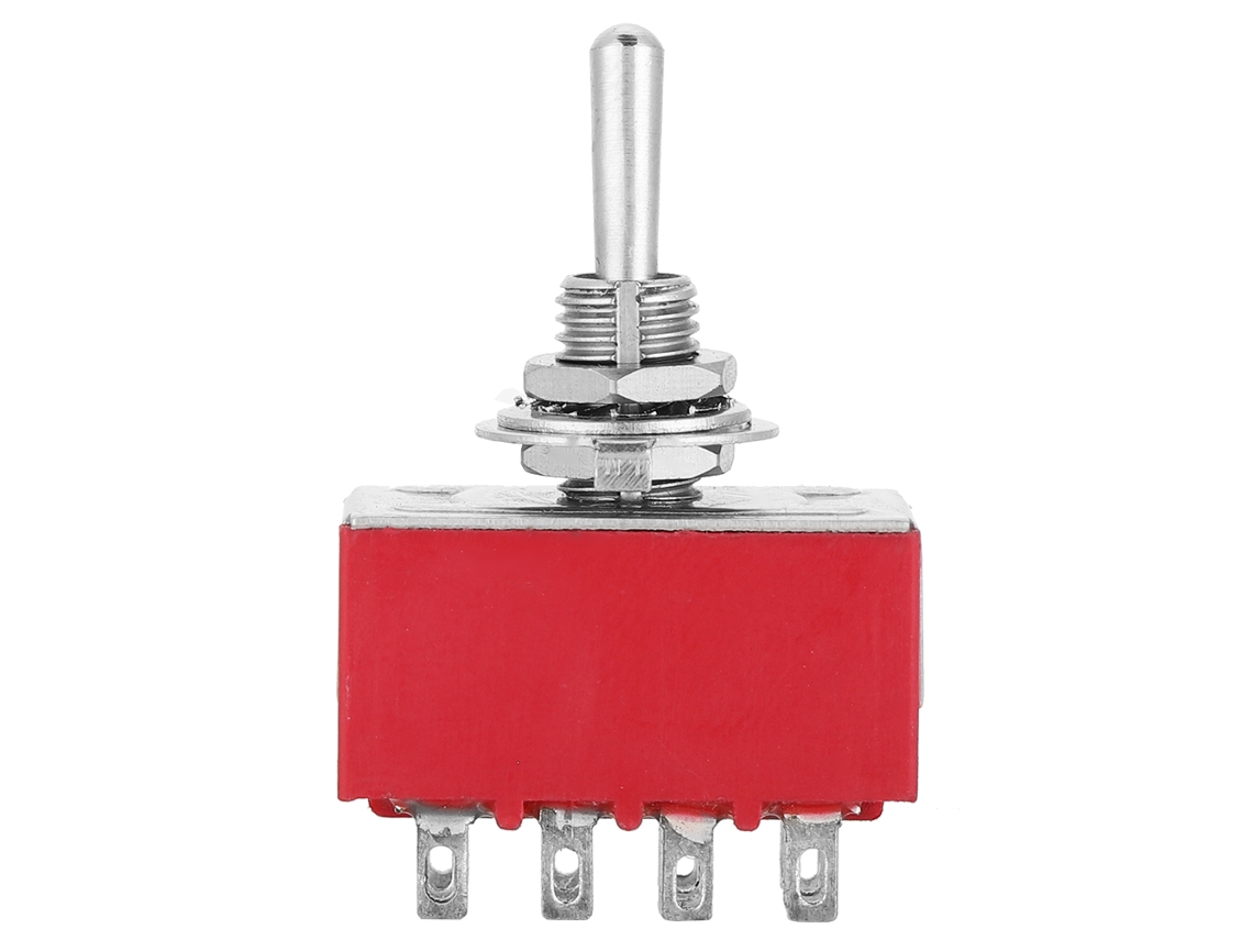 5pcs Interruptor Mini Toggle 12 Pinos 2 Pos