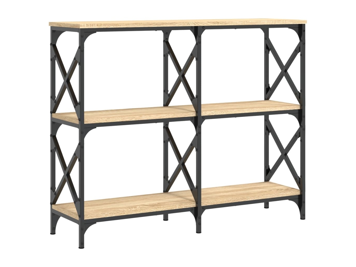 Console Table, Console Tables Vidaxl Marrom Madeira Processada (n/a)