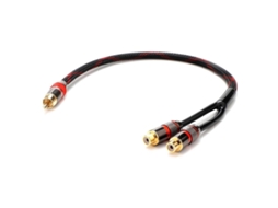 Cabo Divisor Em Y De 30 Cm, Adaptador De Áudio Com Conector Macho Para 2 Conectores Fêmea, Equipamento De Áudio Diy Aquaforge