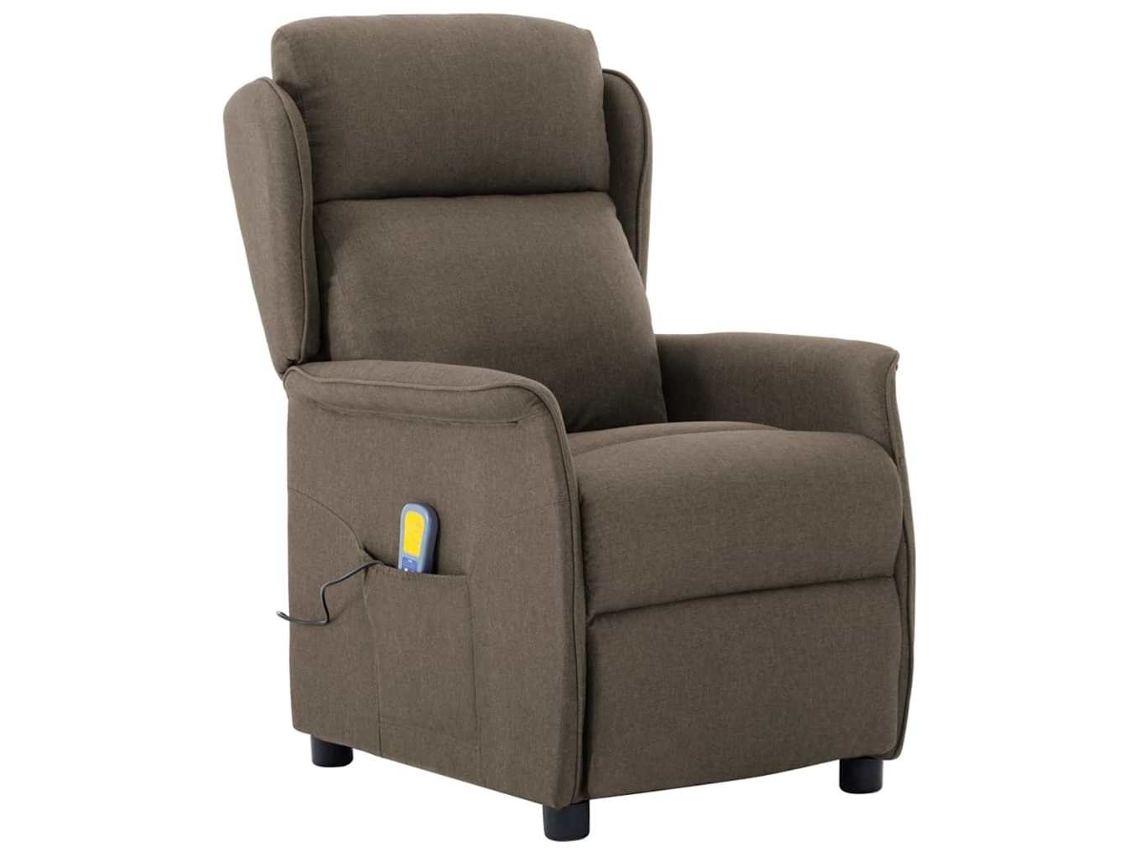 Vidaxl Cinzento-acastanhado 93.5 X 67.5 X 101.5 Cm Tecido
