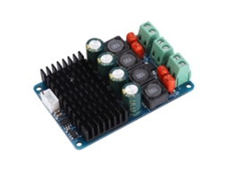 Placa Amplificadora Digital De Alta Potência Hf198 Dual Tpa3116 Pbtl 2 Canais 2x100w