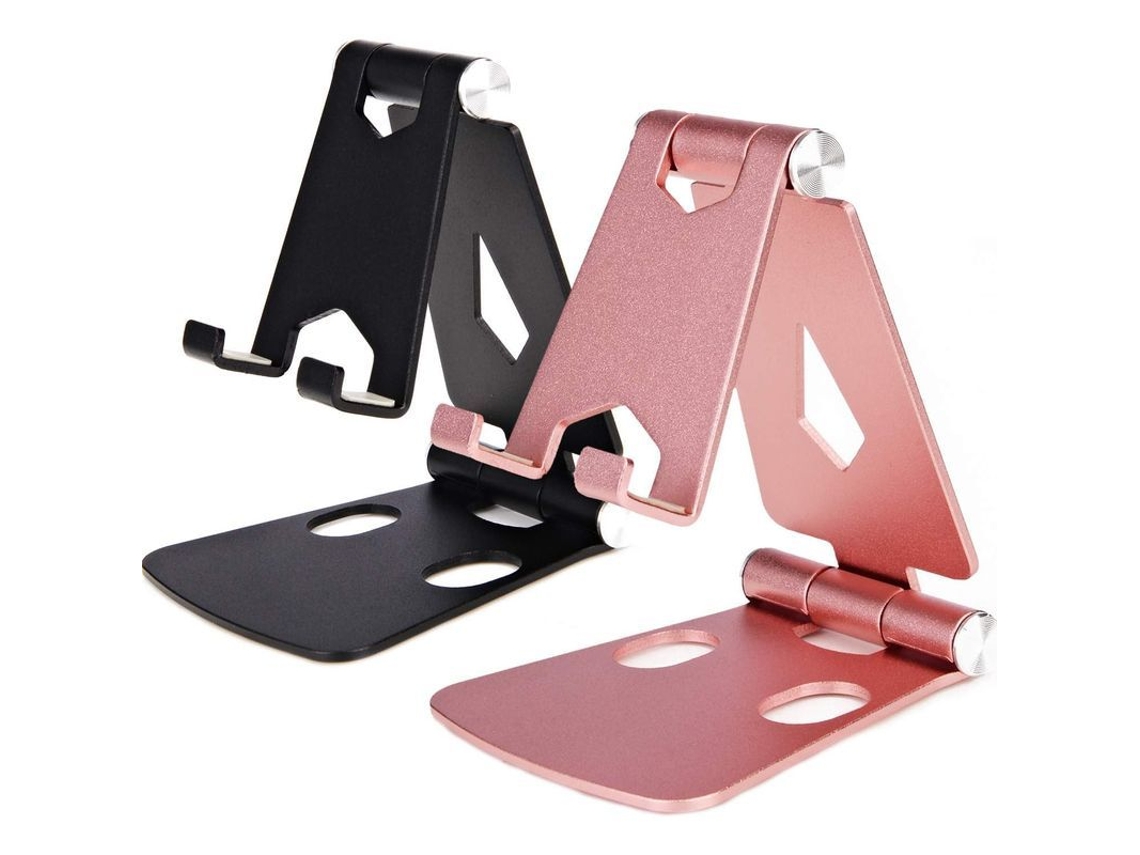 Suporte para Celulares 2 Pack Plegável, Compatível com iPhone, iPad, Android, Kindle, para Escritório e Viagens S/MARCA
