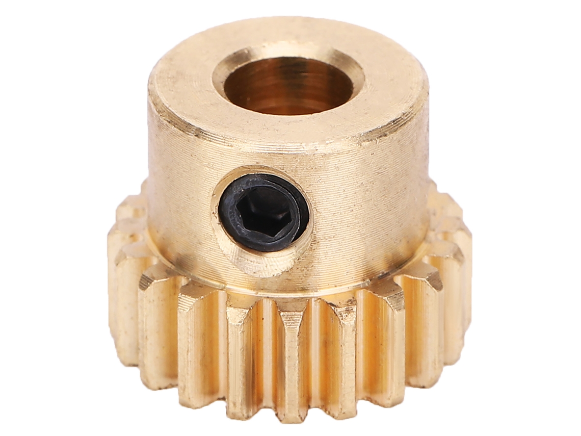 Engrenagem de Latão 20 Dentes Módulo 0.8 Buraco Redondo 6mm Peças de Robô Industrial 4304 0006 0020 | S/MARCA