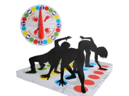 Jogo Twister Party – Chão Mat divertido e interativo