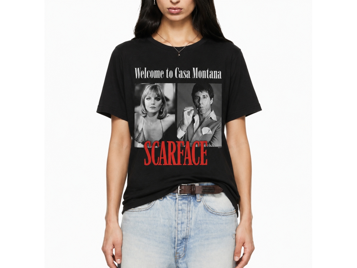Rockinstone Scarface Casa De Montana Graphic T-shirt Size:s
