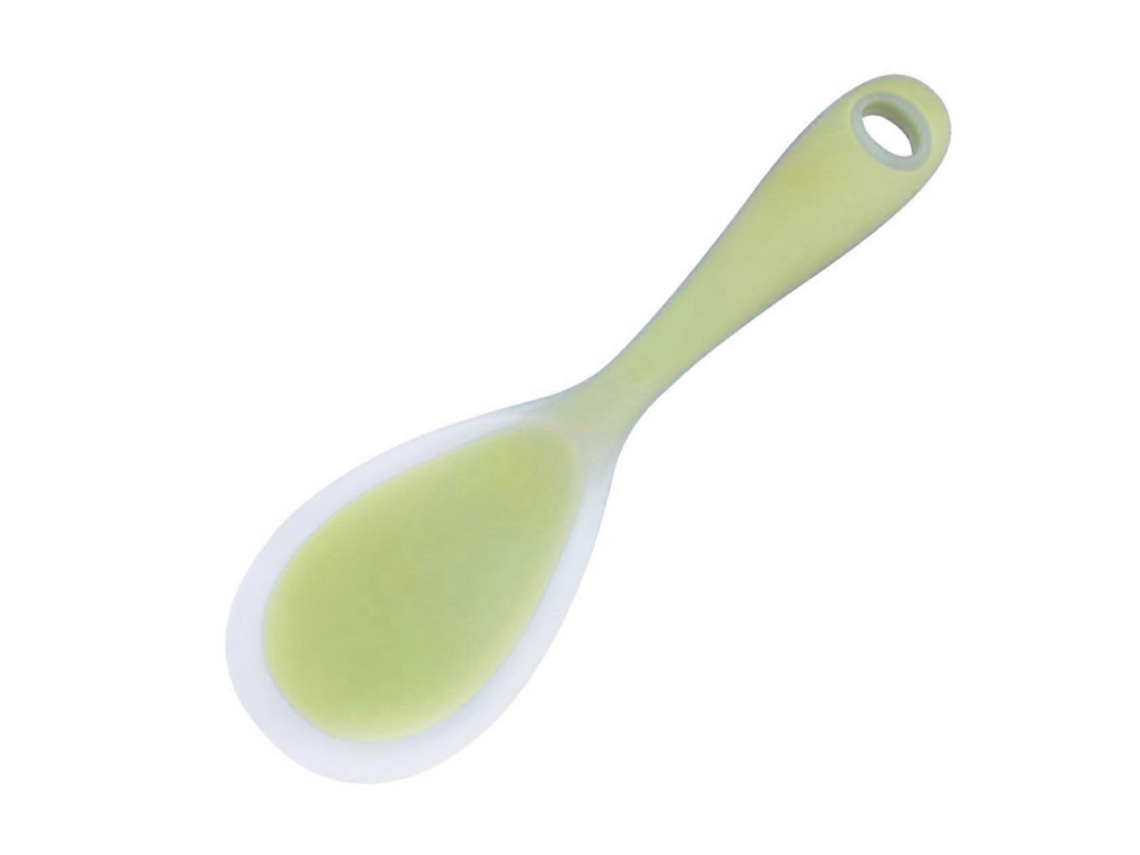 Conjunto De 2 Colheres De Silicone Para Arroz, Superfície Antiaderente, Resistentes Ao Calor, Para Uso Em Panela De Arroz.