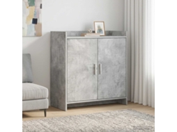 Vidaxl Buffet Cinzento Cimento 72 X 36 X 80 Cm Derivados De Madeira