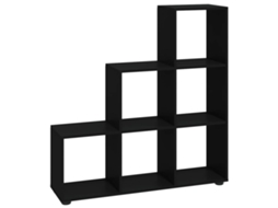 Estante Escada/prateleira Derivados de Madeira 107 Cm Preto MAISON EXCLUSIVE