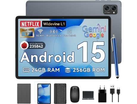Tablet Vekfulpc T20 10.1 Ram 24gb Rom 256gb Sd 2tb, AI Gemini 2.0