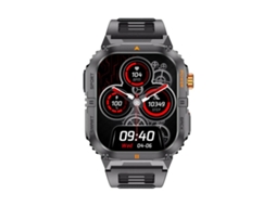 (preto) Smartwatch Esportivo Para Atividades Ao Ar Livre Com Tela De 2 Polegadas, À Prova D'água Ip68 E Lanterna Integrada.