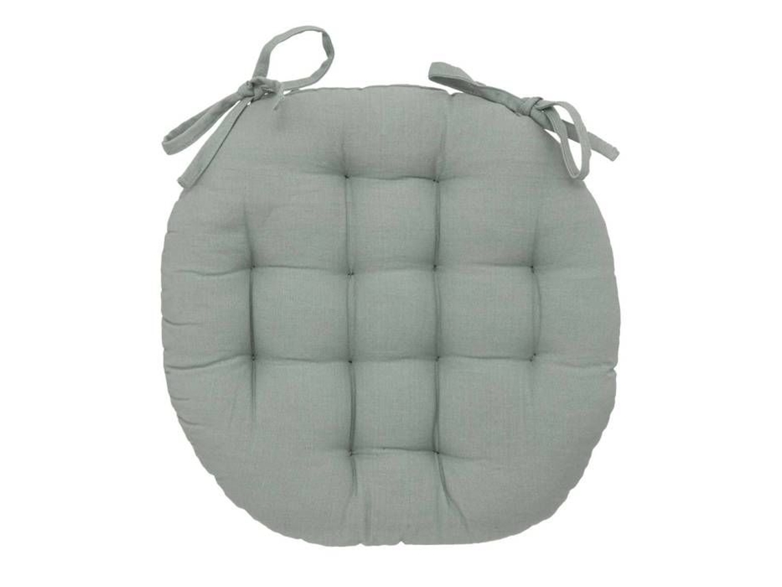 Atmosphera - Almofada Redonda Alix - Diam. 38 Cm - Celadon