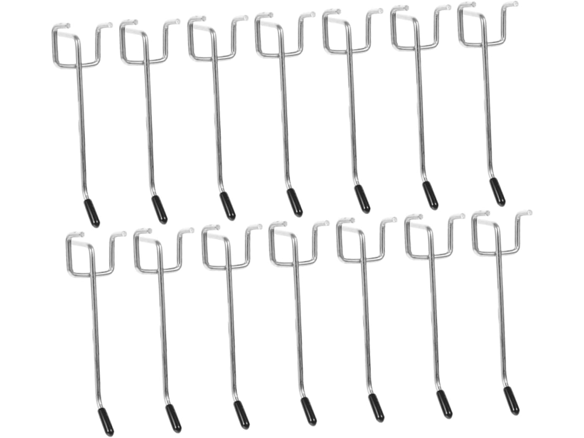 Conjunto De 25 Ganchos Ferro Multiuso Para Painel Perfurado, Ideais Pr
