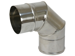 Codo estufa 90º Bofill inoxidable de 150 mm
