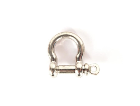 Fechos de metal prateado 3cm (ideal para Paracord) x2 - Silver Paracord
