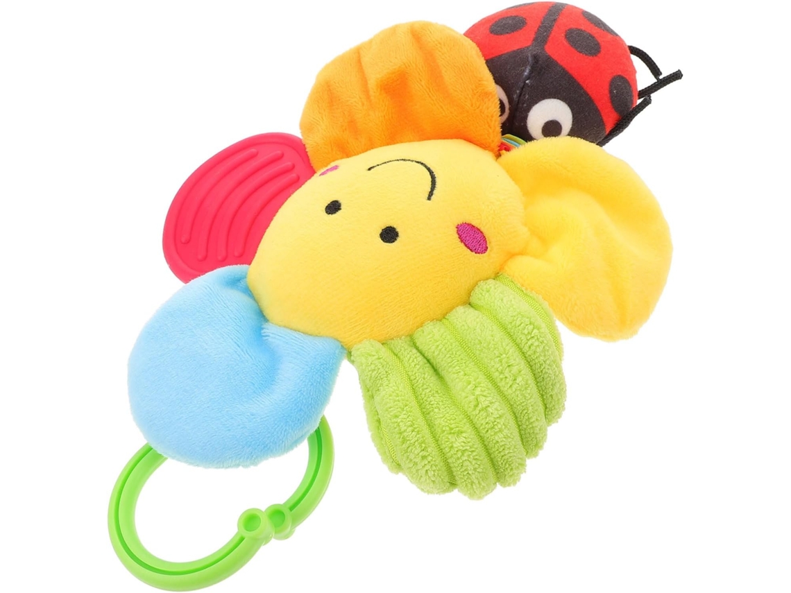 Brinquedo Musical Suspenso Para Bebês, Pingente Em Forma De Arco De Flores Coloridas, Seguro Para Carrinho De Bebê.