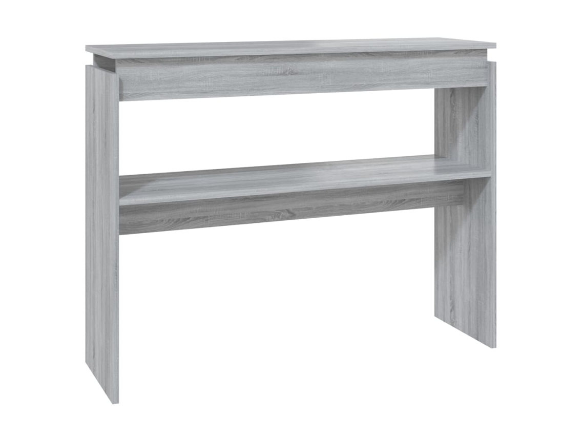 Console Table, Console Tables Vidaxl Cinzeto Madeira Processada (n/a)