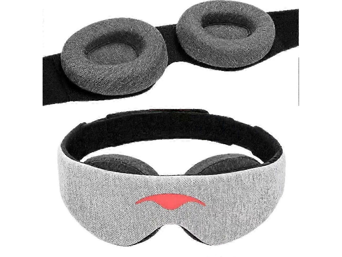 Máscara de Dormir Manta com Bloqueio de 100 % da Luz e Pressão Intraocular Zero, Confortável e Ajustável, Perfeita AQUAFORGE