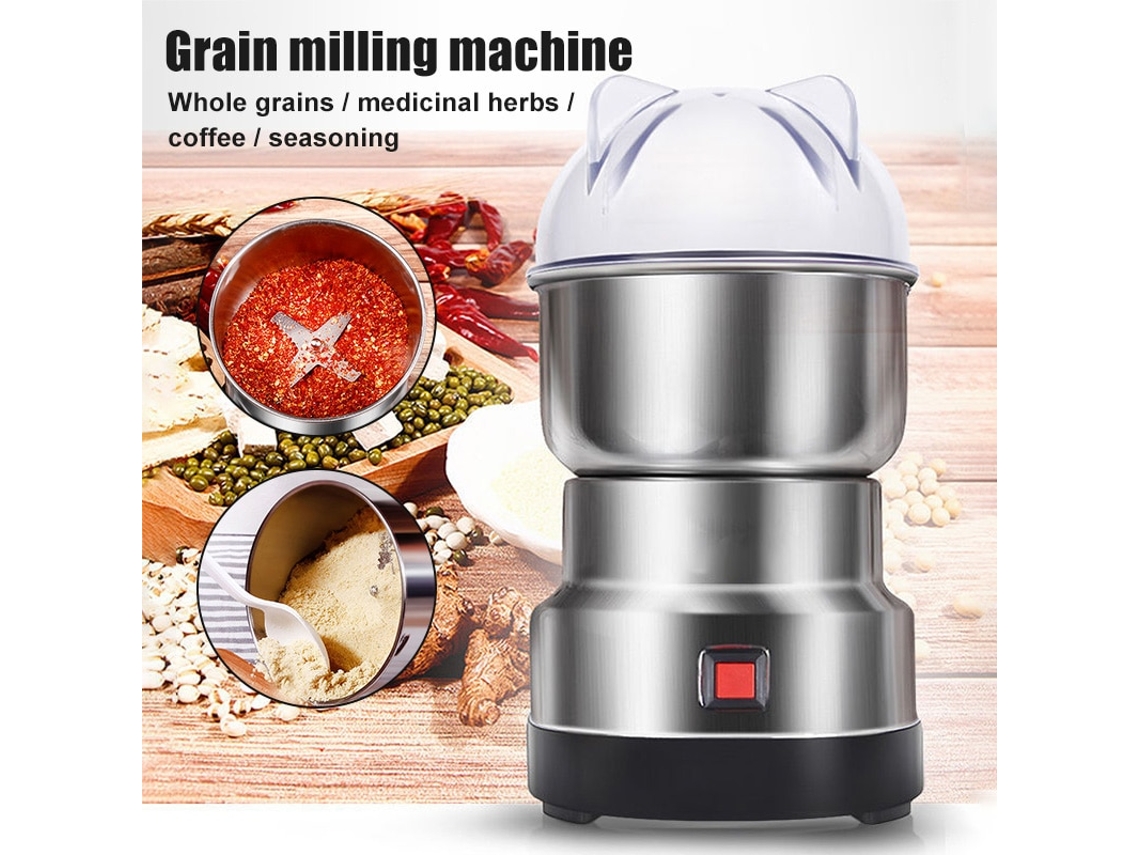 Mini Processador Elétrico De Alimentos, Liquidificador E Pimenta Brilvibera