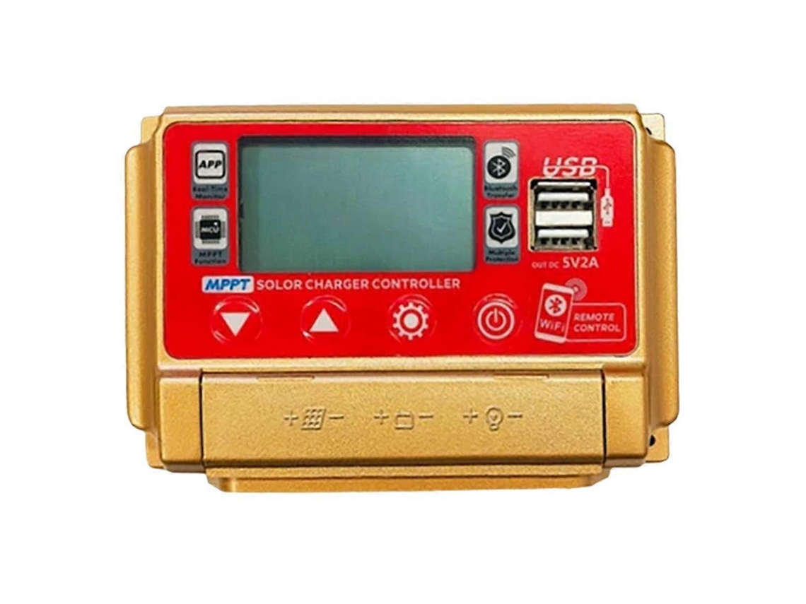 Controlador De Carga Solar Mppt 12/24 V, Wifi, Bluetooth, Painel Solar, Regulador De Bateria Inteligente De 50 A Olysi Shop
