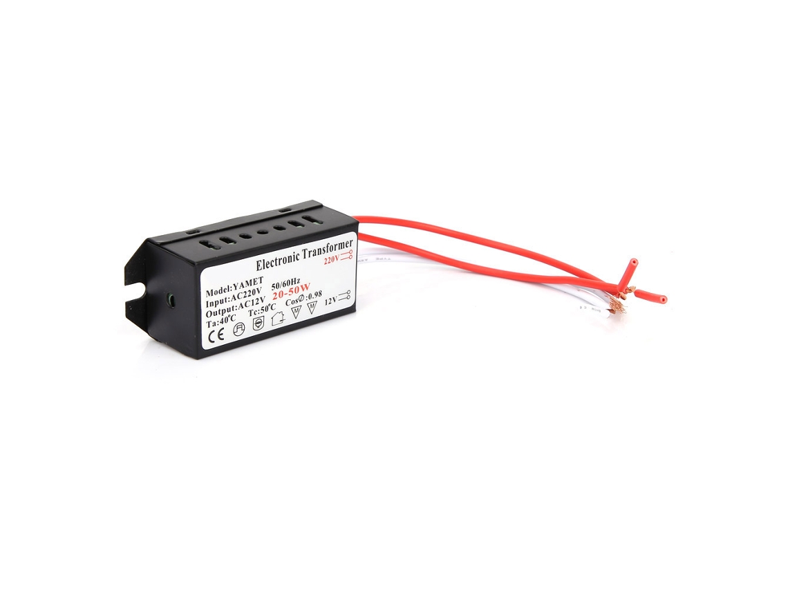 Transformador Eletrónico 12v Laxiscreed, Conversor De Tensão Inteligente Para Iluminação Led 20-50w