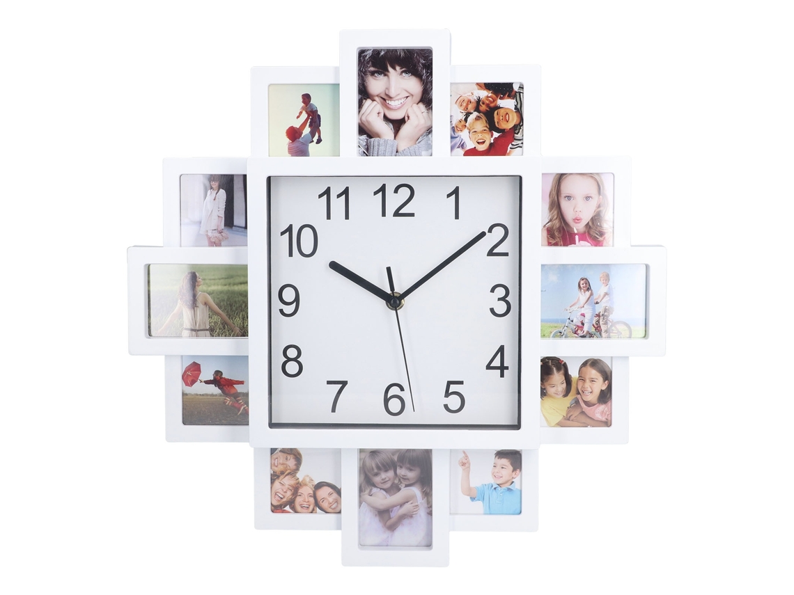 Lurelia Relógio De Parede Em Abs, 5v, Branco, Para Sala, Quarto E Escritório