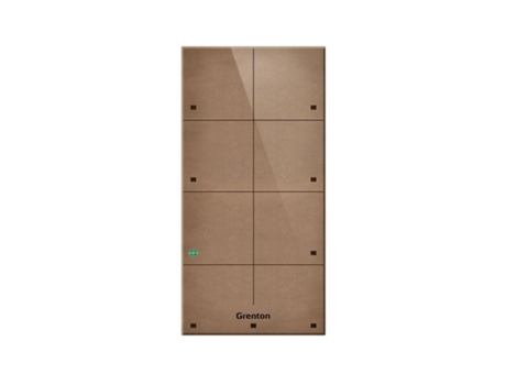 Painel Táctil / 8 Áreas Tácteis / TF Bus / Frente em Couro Natural Claro Grenton