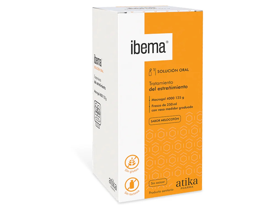 Ibema Solução Oral 250 Ml Pêssego Atika Pharma