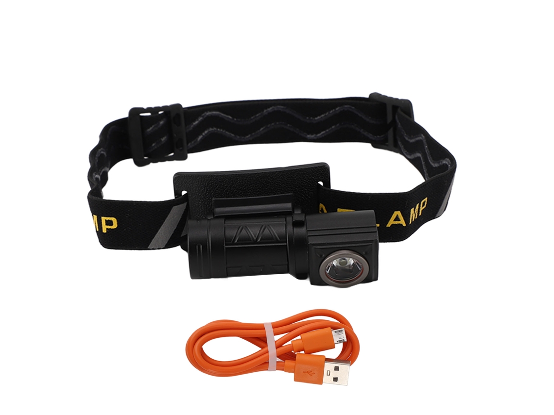 Lanterna Frontal Outdoor 550lm IPX4 com Faixa Elástica para Hiking e Pesca | S/MARCA