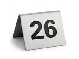 25 Números De Mesa De Acero Inoxidable Con Base Estable Para Restaurante Hotel Café Guanguan 26 A 50