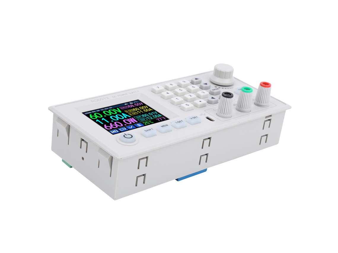 Fonte de alimentação CC com display LCD, regulador ajustável CNC 0-60 V, 12 A/720 W, RD6012W